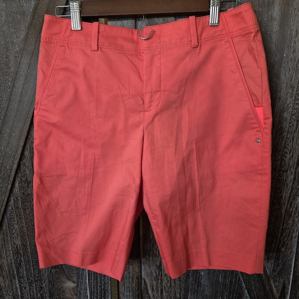 Polo Golf Ralph Lauren Shorts Size 4 Bright Orange Classic Fit Stretch Wicking